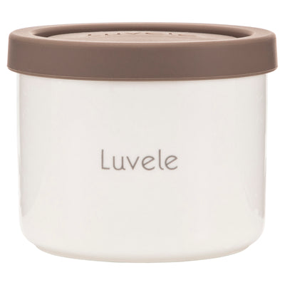 Luvele 4x 400ml keramické nádoby na jogurt | Vhodné pro jogurtovač Pure