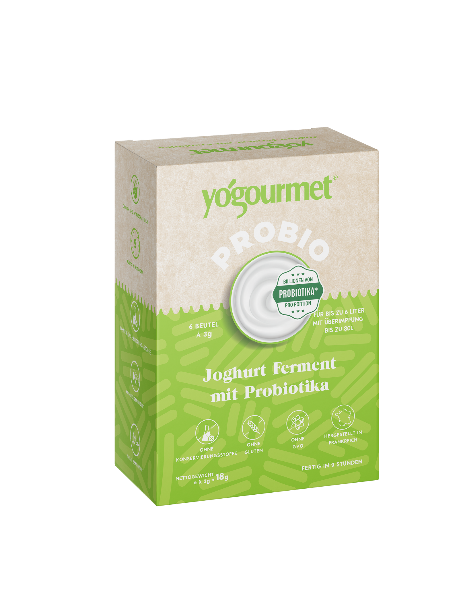 Yogourmet 'Immune Booster' probiotický startér | trojbalení | 18 x 3g sáčky
