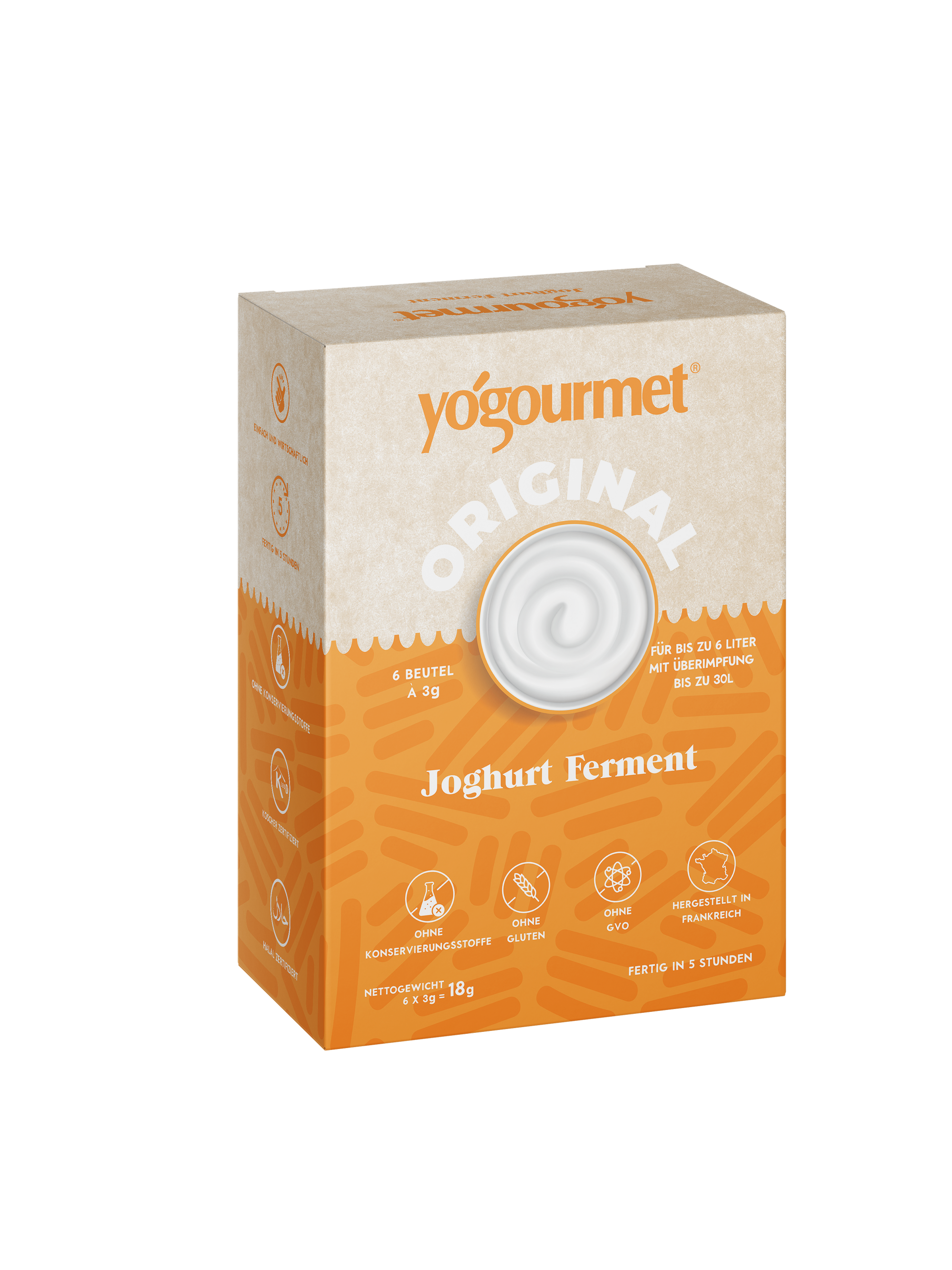 Yogourmet tradiční jogurtový startér – vhodný pro SCD dietu | trojbalení | 18 x 3g sáčky
