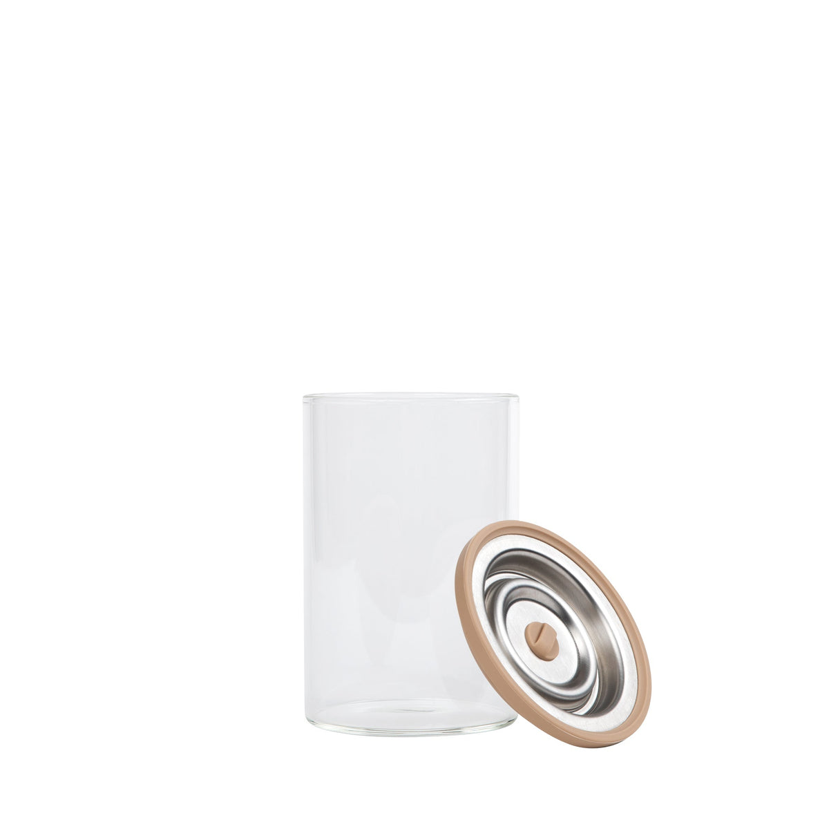 Luvele sada tří vysokých skleněných vakuových nádob 800 ml